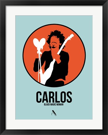 Framed Carlos Print