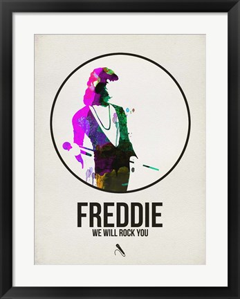 Framed Freddie Watercolor Print