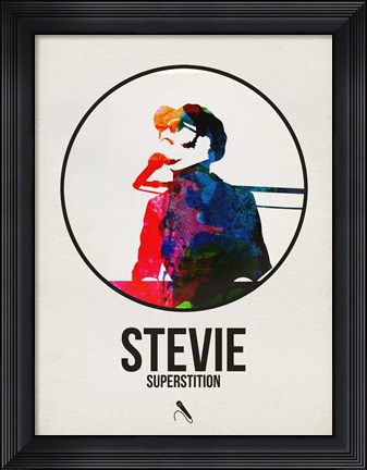 Framed Stevie Watercolor Print
