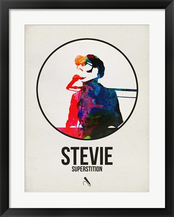 Framed Stevie Watercolor Print