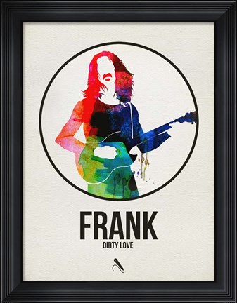 Framed Frank Watercolor Print