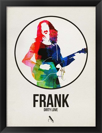 Framed Frank Watercolor Print