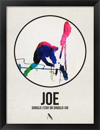 Framed Joe Watercolor Print