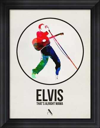 Framed King Watercolor Print