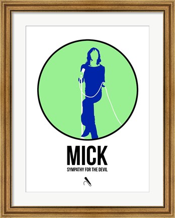 Framed Mick Print