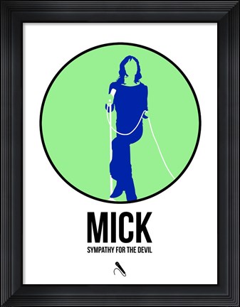 Framed Mick Print