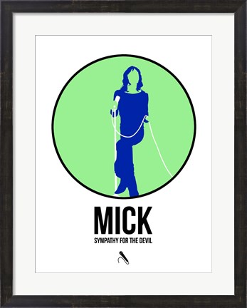 Framed Mick Print