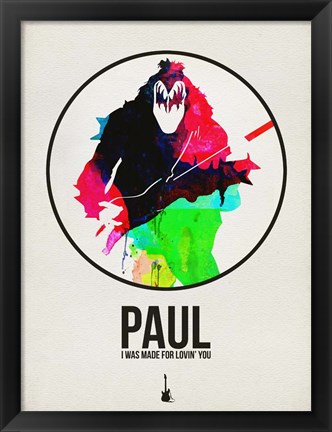 Framed Paul Watercolor Print