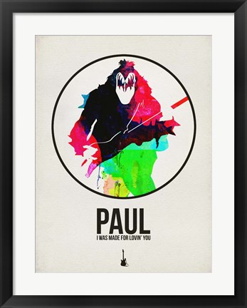 Framed Paul Watercolor Print