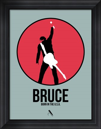 Framed Bruce Print