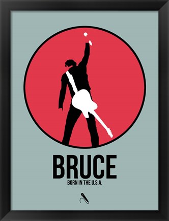 Framed Bruce Print