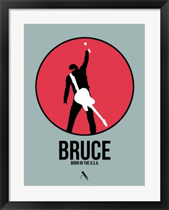 Framed Bruce Print