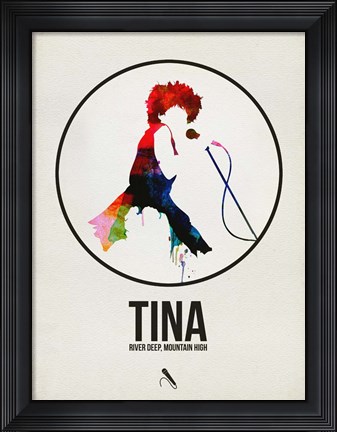 Framed Tina Watercolor Print