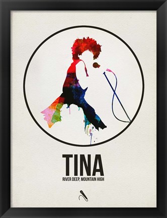 Framed Tina Watercolor Print