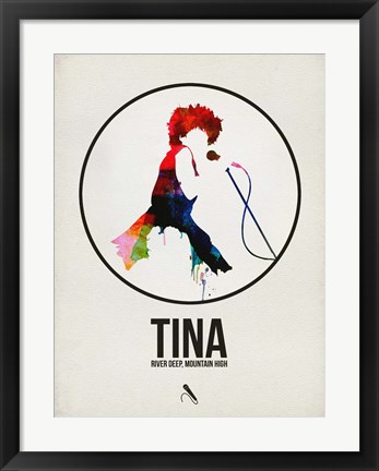 Framed Tina Watercolor Print