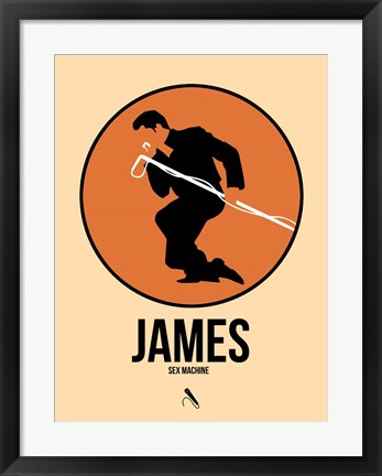 Framed James Print