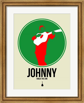 Framed Johnny Circle 1 Print