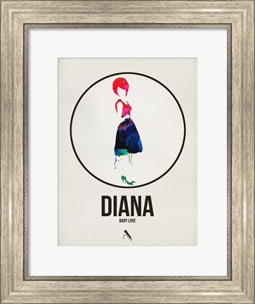 Framed Diana Watercolor Print