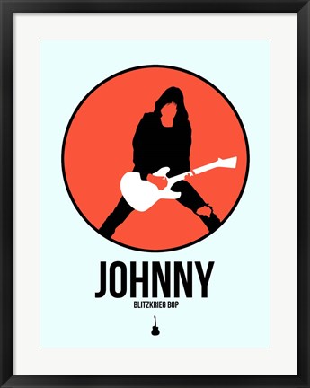 Framed Johnny Circle 4 Print