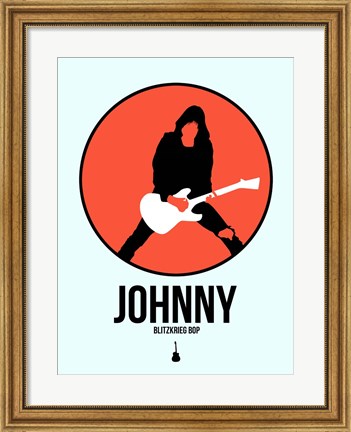 Framed Johnny Circle 4 Print