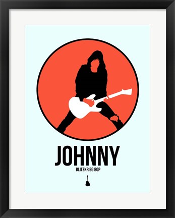 Framed Johnny Circle 4 Print