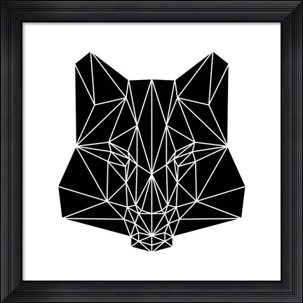 Framed Black Fox Print