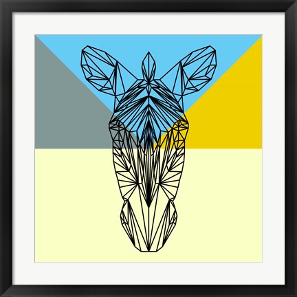 Framed Party Zebra Print