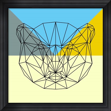 Framed Party Bear Print