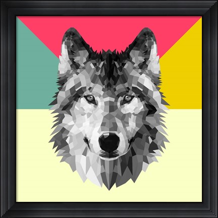 Framed Woolf Head Print