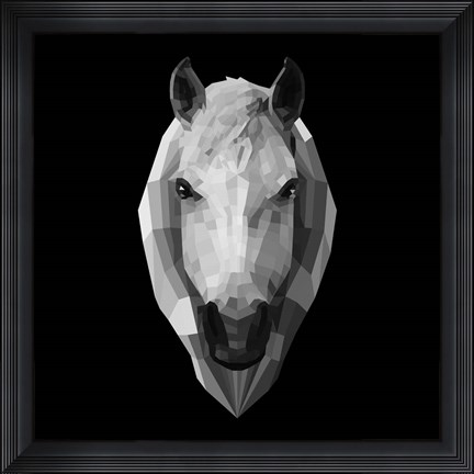 Framed Horse Head Print
