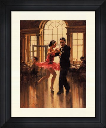 Framed Dance to the Music Print