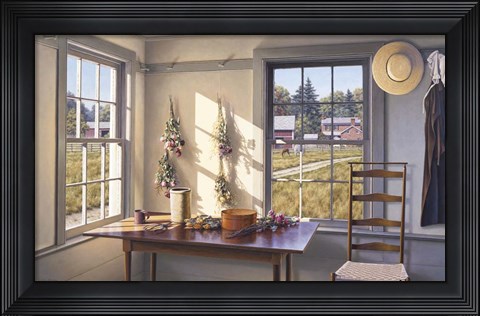 Framed Roses For Autumn Print