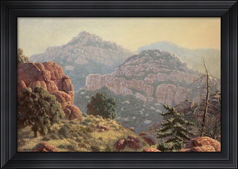 Framed Santa Susanna Pass Print