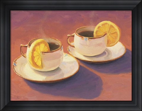 Framed Tea Cups Print