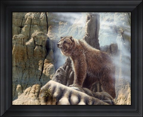 Framed Boundaries Lost Print