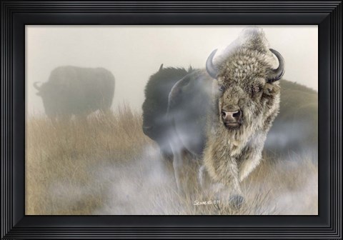 Framed White Mist Print