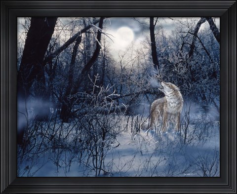 Framed Minnesota Moon Print