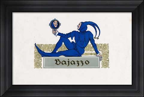 Framed Bajazzo Print
