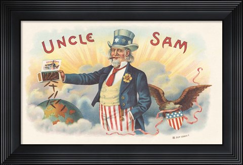 Framed Uncle Sam Print