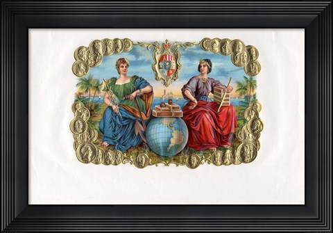 Framed Vintage Cigar Label III Print
