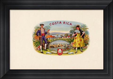 Framed Costa Rica Print