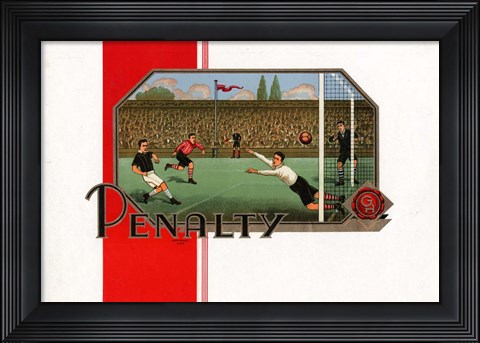 Framed Penalty Print