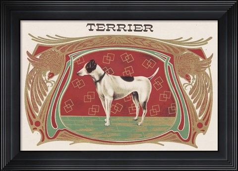 Framed Terrier Print