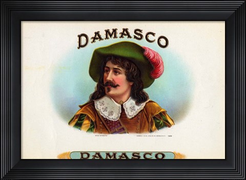 Framed Damasco Print
