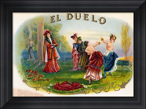 Framed El Duelo Print