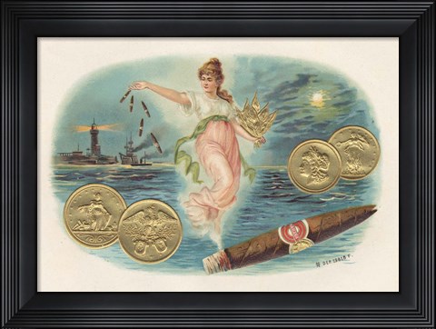 Framed Cigars Print