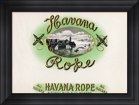 Framed Havana Rope Print