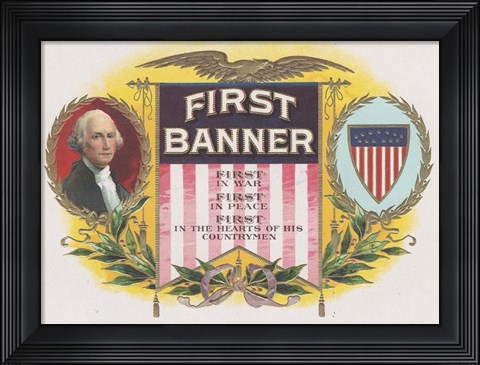 Framed First Banner Print