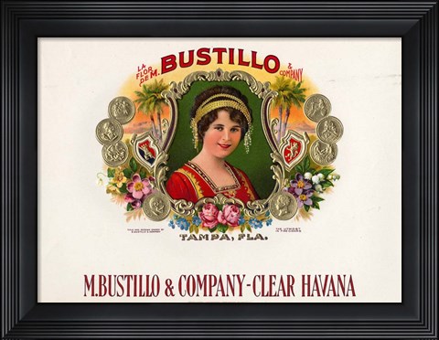 Framed Bustillo Print