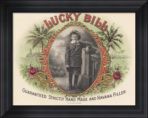 Framed Lucky Bill Print